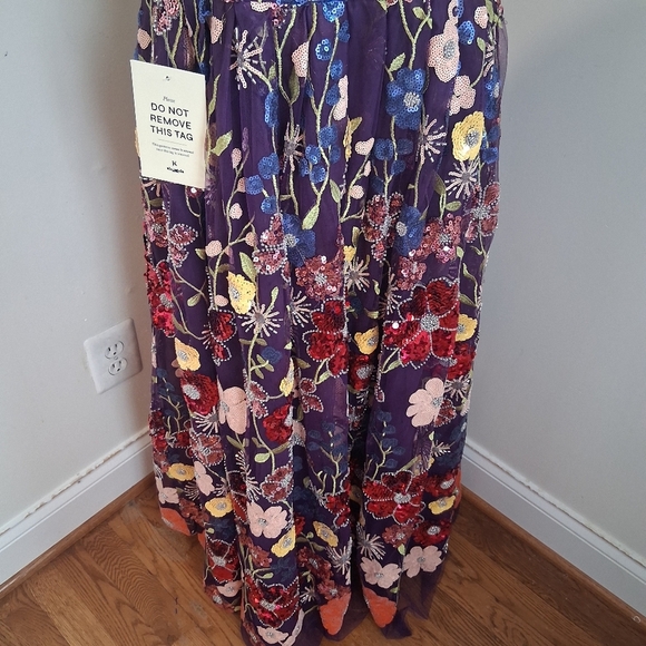 JessaKae Embroidered Jadmine Sequins Dress NWT Size XL - Picture 9 of 11